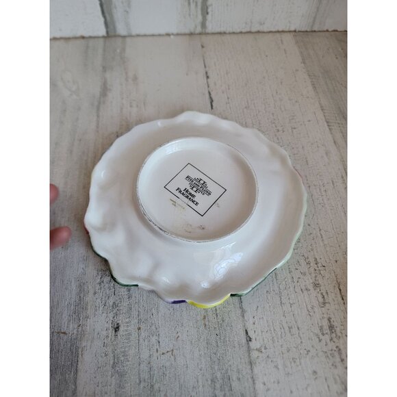 Fitz Floyd classic rooster fruit vegetable plate xmas decor - Picture 4 of 5